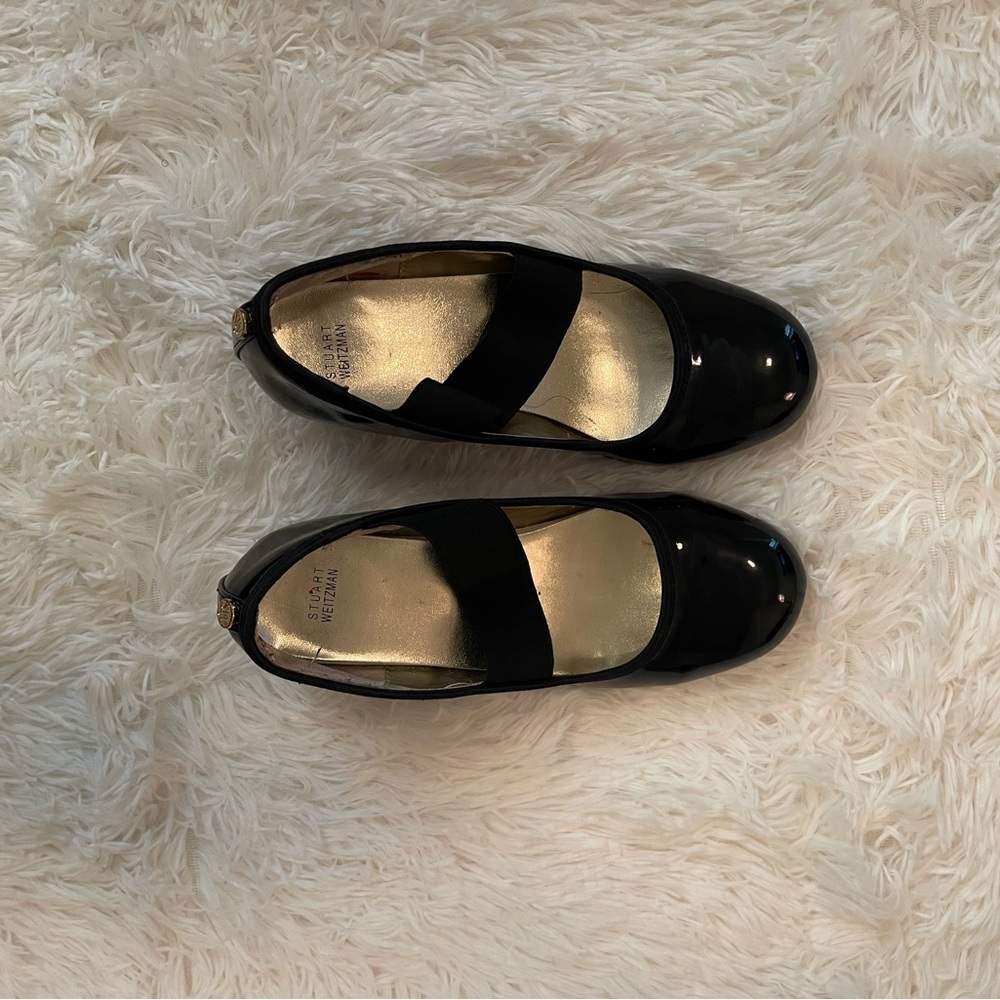Stuart Weitzman Black Patent Flats - Size US 3 / EUR 34 (Erica Marie Style)